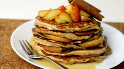 Panquueque de manzana casero