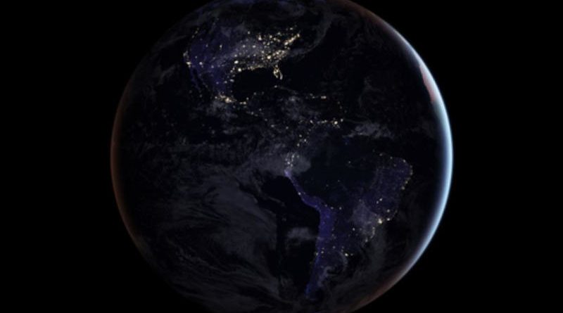 La Tierra nocturna desde el espacio
