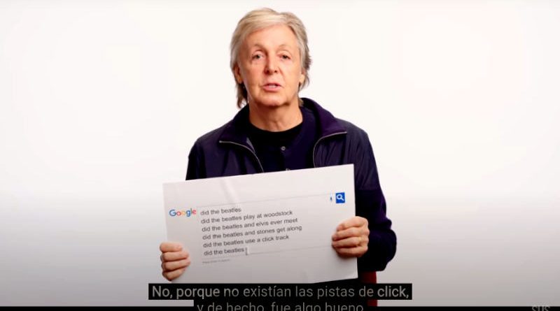 Paul McCartney le responde a Google