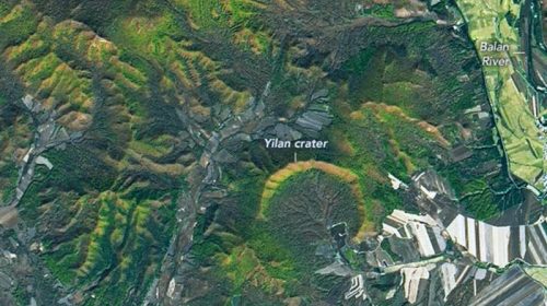 Cráter en china